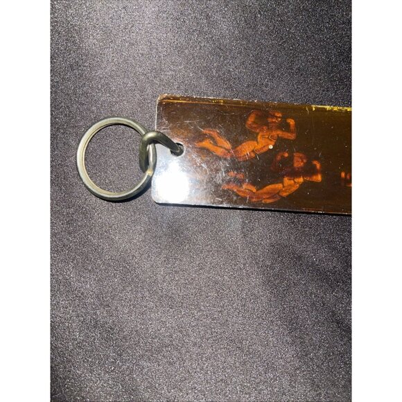 Gemini Zodiac Sign Keychain W/ Ring - Picture 7 of 12